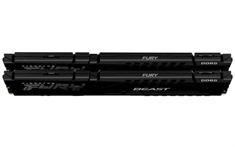 Модуль пам`яті DDR5 2x16GB/5200 Kingston Fury Beast Black (KF552C40BBK2-32) KF552C40BBK2-32 фото