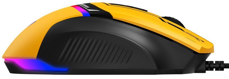 Миша GamePro GM300BL Yellow-Black GM300Y фото