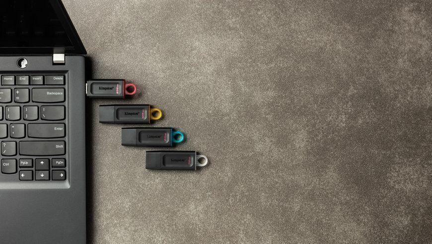 Флеш-накопичувач USB3.2 64GB Kingston DataTraveler Exodia Black/Teal (DTX/64GB) DTX/64GB фото