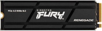 Накопичувач SSD 500GB Kingston Fury Renegade with Heatsink M.2 2280 PCIe 4.0 x4 NVMe 3D TLC (SFYRSK/500G) SFYRSK/500G фото