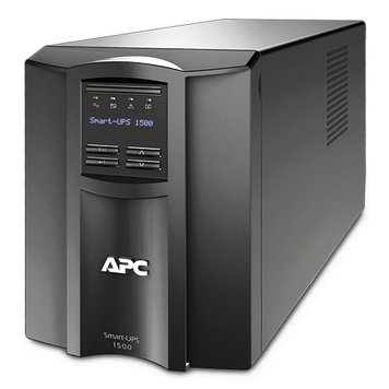 Джерело безперебійного живлення APC Smart-UPS 1500VA LCD, Lin.int., AVR, 8 х IEC, SmartSlot, USB, RJ-45, метал (SMT 1500I) SMT 1500I фото