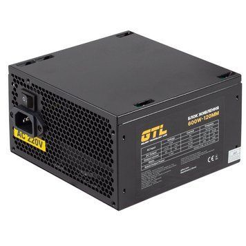 Блок живлення GTL Gaming Star (GTLGS600BK) 600W GTLGS600BK фото
