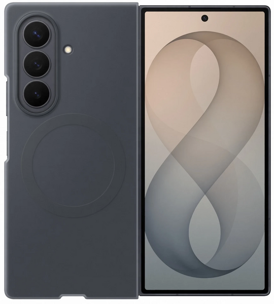 Чохол Samsung Fold 8 Ultra Silicone Magnet Case EF-EF976CBEGUA Black EF-EF976CBEGUA фото
