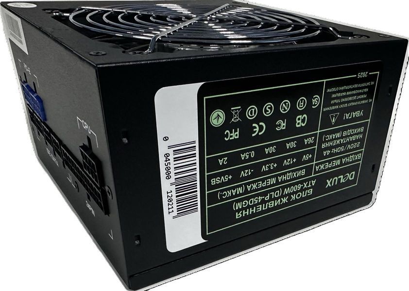 Блок живлення Delux DLP-45DGM 600W DLP-45DGM фото