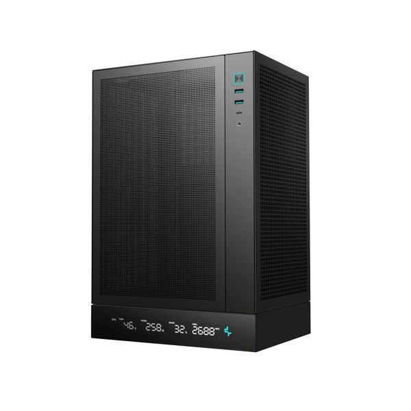 Корпус DeepCool CH170 Digital Black (R-CH170-BKNPI0D-G-1) без БЖ R-CH170-BKNPI0D-G-1 фото