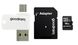 Карта пам`ятi MicroSDHC 16GB UHS-I Class 10 GOODRAM + SD-adapter + OTG Card reader (M1A4-0160R12) M1A4-0160R12 фото 1