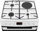 Плита з комбі. вар. поверхнею Hansa, 60х60см, 62л, емаль, газ контр., дисплей, білий FCMW68209 фото 4